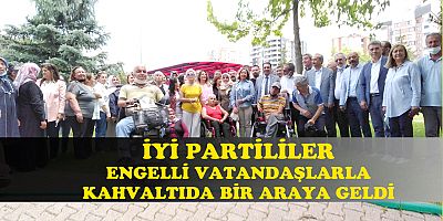 İYİ PARTİ KOCASİNAN TEŞKİLATI ENGELLİ VATANDAŞLARLA KAHVALTIDA BULUŞTU