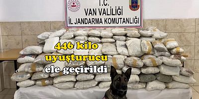 Jandarmadan dev operasyon: 446 kilo uyuşturucu ele geçirildi