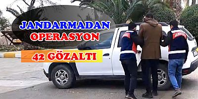 Jandarmadan IŞİD operasyonları: 42 gözaltı