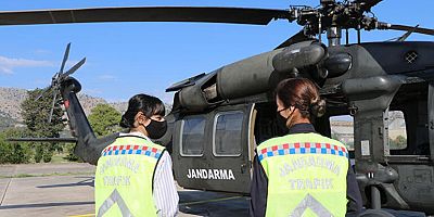 Kadın Subaylar Trafiği Havadan Denetliyor