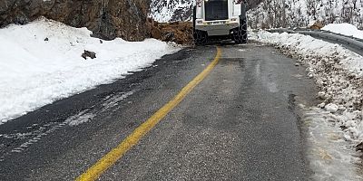 Kapuzbaşı yolu ulaşıma açıldı