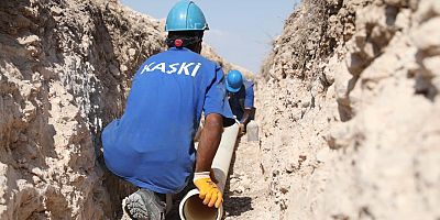 KASKİ'DEN YEŞİLHİSAR'A 11 MİLYON 488 BİN TL'LİK YATIRIM
