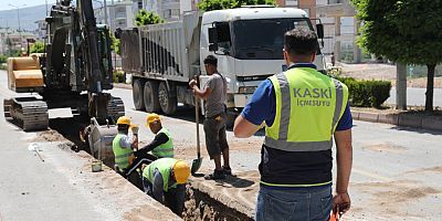 KASKİ, Develi'de İçme Suyu Hatlarını Yeniliyor