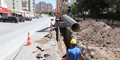 KASKİ, Yağmur Suyu Hattı İmalatına Hız Verdi