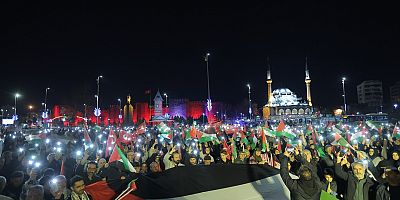 Kayseri’de “Filistin’i Unutma Yürüyüşü” düzenlendi