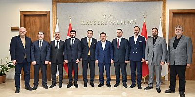 Kayseri OSB Başkanı Yalçın’dan Vali Çiçek’e ziyaret