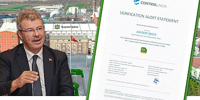 KAYSERİ ŞEKER’E GÜMÜŞ FSA SERTİFİKASI