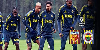 Kayserispor deplasmanı öncesi Fenerbahçe’de 3 önemli eksik