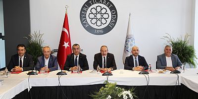 KAYSO VE KTB YÖNETİMİNDEN BAŞKAN GÜLSOY'A HAYIRLI OLSUN ZİYARETİ