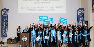 KAYÜ Pınarbaşı MYO’da 2021-2022 Akademik Yılı Mezuniyet Töreni Düzenlendi