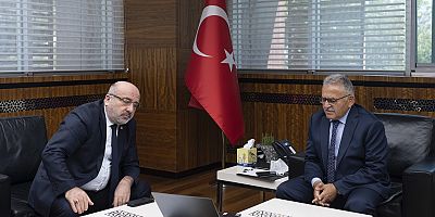 KAYÜ REKTÖRÜ KARAMUSTAFA BÜYÜKKILIÇ'I ZİYARET ETTİ