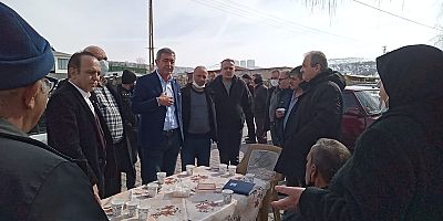 KAZIM YÜCEL TAVLUSUN MAHALLESİ SAKİNLERİNİN DERDİNİ DİNLEDİ