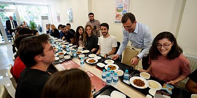 Kent Lokantası'nda ilk servisi İmamoğlu yaptı