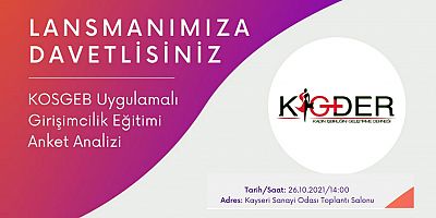 KİGDER, ÇALIŞMALARINI LANSMAN  İLE DUYURACAK
