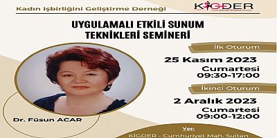 KİGDER'DEN BİR SEMİNER DANA