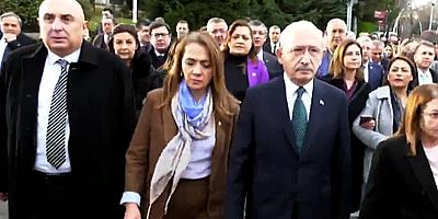 Kılıçdaroğlu ve CHP'li milletvekilleri Adalet Bakanlığı'na yürüdü