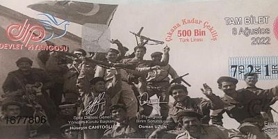 KKTC’de milli piyango biletine EOKA’cıların fotoğrafını basanlar görevden alındı