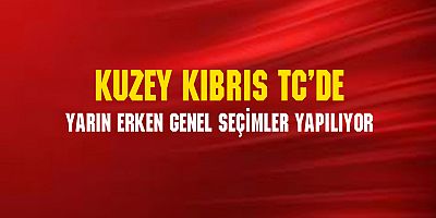 KKTC'de yarın erken genel seçimler yapılıyor