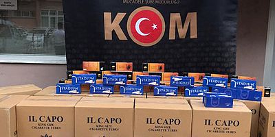 Kocaeli'de 1 Milyon 270 Bin Kaçak Makaron Ele Geçirildi