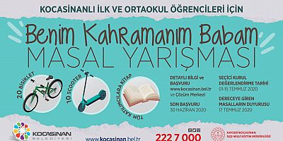 KOCASİNAN BELEDİYESİ’NDEN ÖĞRENCİLERE YÖNELİK  MASAL YARIŞMASI