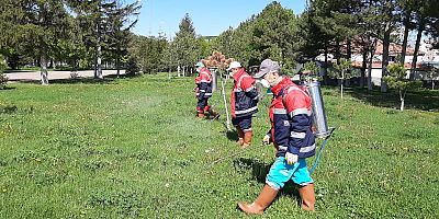 KOCASİNAN'DA, HAŞERE İLE MÜCADELE SÜRÜYOR