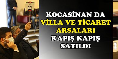 KOCASİNAN İHALEDEN 17 MİLYON 760 BİN TL GELİR SAĞLADI