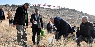KTO YÖNETİMİ HATIRA ORMANI’NA FİDAN DİKTİ