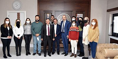 KTO YÖNETİMİNDEN ERÜ'YE TEBRİK ZİYARETİ