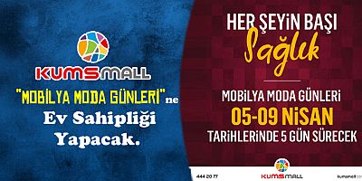 Kumsmall “Mobilya Moda Günleri”ne Kapılarını Açıyor 