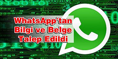 KVK Kurulu, WhatsApp'tan bilgi ve belge talep etti