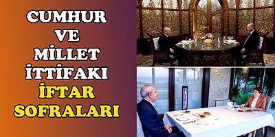  LİDERLERİN İFTAR MASASI TARTIŞMA KONUSU OLDU
