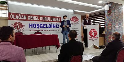 MAZLUMDER GENEL KURULU YAPILDI