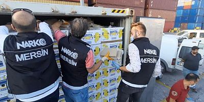Mersin Limanı'nda 60 kilo kokain ele geçirildi