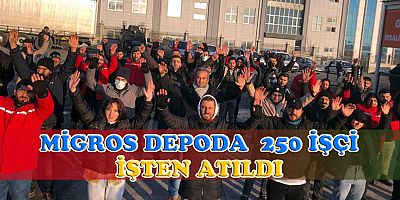 Migros depoda hakları için eylem yapan 250 işçinin işine son verildi
