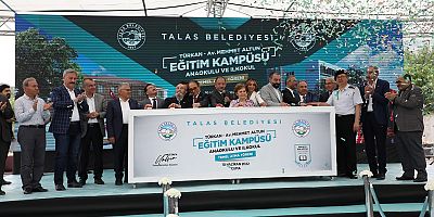 MİLLET BAHÇESİ EĞİTİM KAMPÜSÜ TEMELİ ATILDI