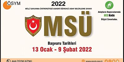 Milli Savunma Üniversitesi Askeri Öğrenci Aday Belirleme Sınavı başvuruları başladı