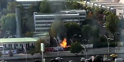 MTA yerleşkesinde doğalgaz patlaması