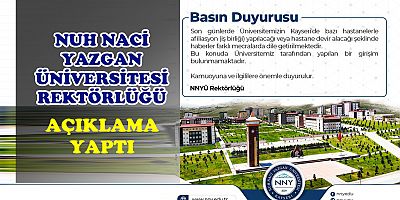 NNYÜ'DEN AÇIKLAMA 