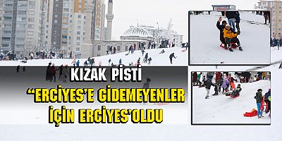 O TEPE 7'DEN 70'E HERKESİN KAYAK MERKEZİ OLDU