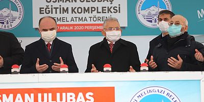 OSMAN ULUBAŞ EĞİTİM KOMPLEKSİ TEMELİ ATILDI