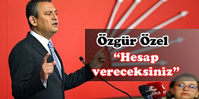 Özel’den iktidara Mesut Özarslan tepkisi: “Hesap vereceksiniz”