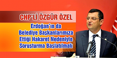 Özgür Özel’e “topal ördek” fezlekesi