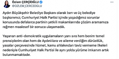 Özlem Çerçioğlu CHP'den istifa ettiğini açıkladı