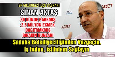 Palancıoğlu Ekmek dağıtım töreni yapmayı düşünüyormusunuz?