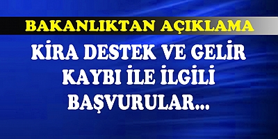 Pekcan açıkladı: Kira ve gelir kaybı destekleri ile ilgili flaş açıklama