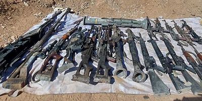 Pençe-Kilit Operasyonu ile Teröristlerin Silah ve Mühimmatına da Darbe Vuruluyor