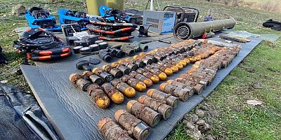 PKK’ya ait çok sayıda mühimmat ele geçirildi