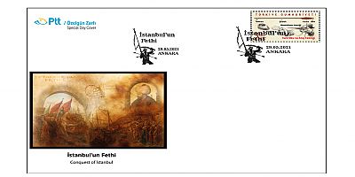 PTT’den İstanbul’un Fethi için özelgün zarfı