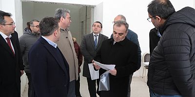 Rektör Altun, ERAGEM İnşaatında İncelemelerde Bulundu