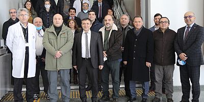 Rektör Çalış, Tıp Fakültesi Merkezi Derslikler Binası’nda İncelemede Bulundu